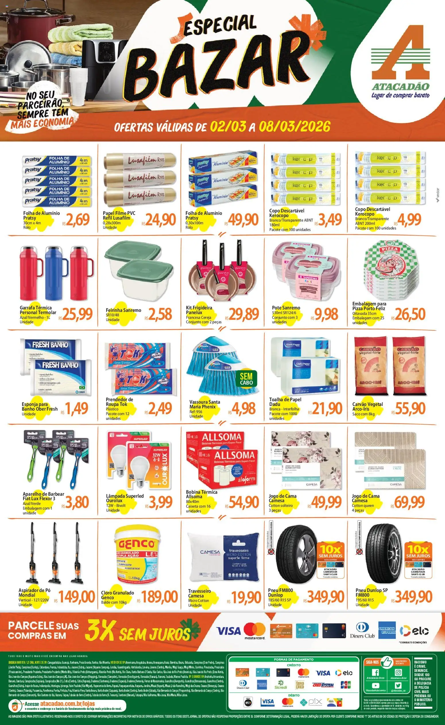 Pré-Visualização do folheto "ofertas - SP" da loja Atacadão válido a partir de 02/03/2026