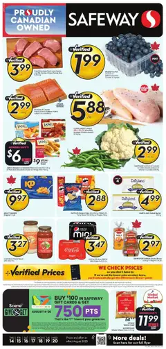Preview of leaflet Weekly flyer / circulaire from shop Safeway is valid from Aug 14, 2025