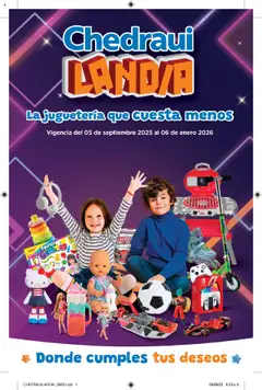 Vista previa las ofertas de la tienda Chedraui - Folleto ChedrauiLandia desde el 05/09/2025 