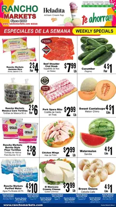 Ad Preview of Rancho Markets Weekly Ad from 08/05/2025