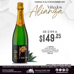 Vista previa las ofertas de la tienda Bodegas Alianza - Catálogo Viñedos Alianza desde el 15/12/2025 