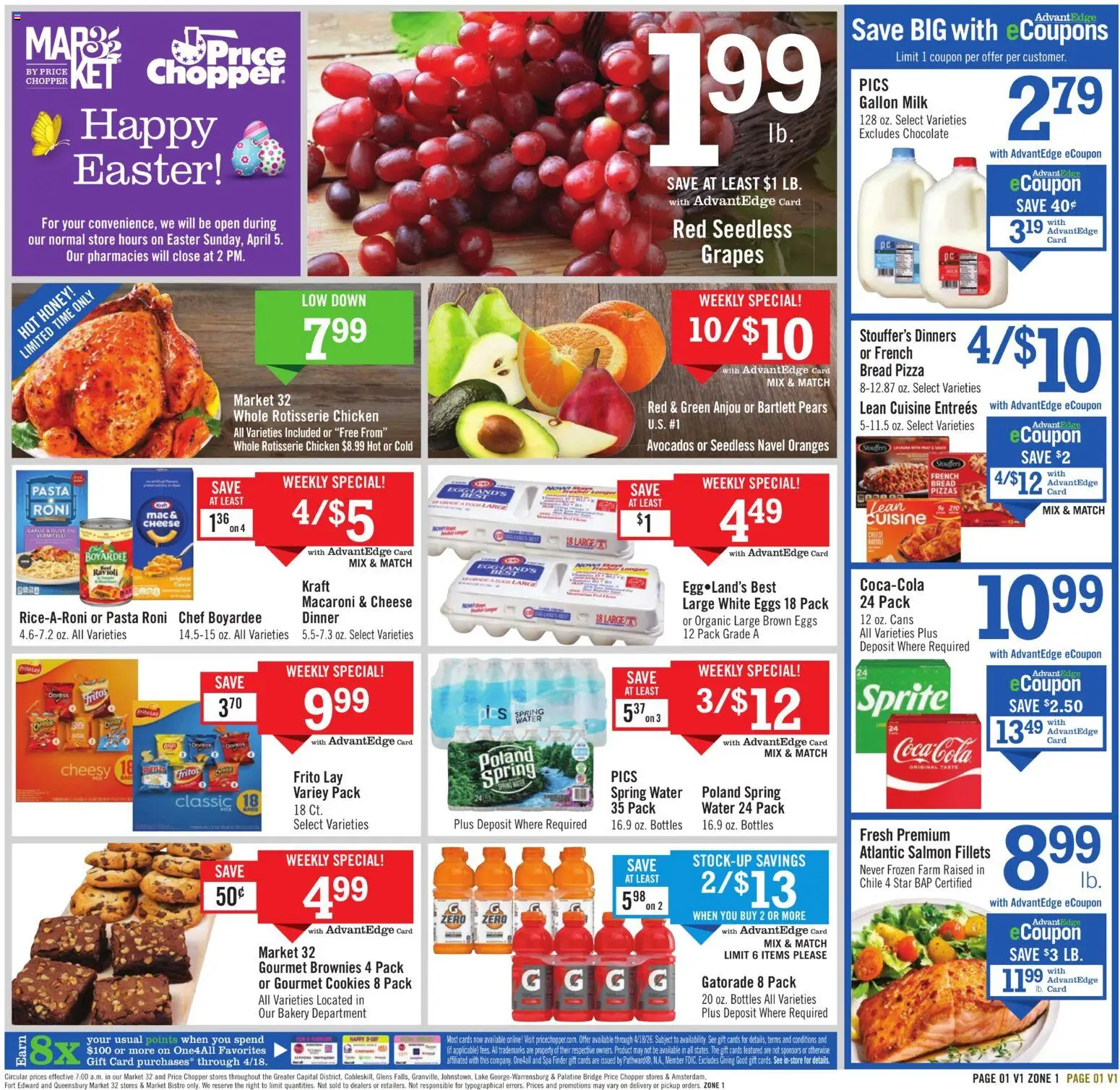 Ad Preview of Price Chopper Weekly Ad from 04/05/2026