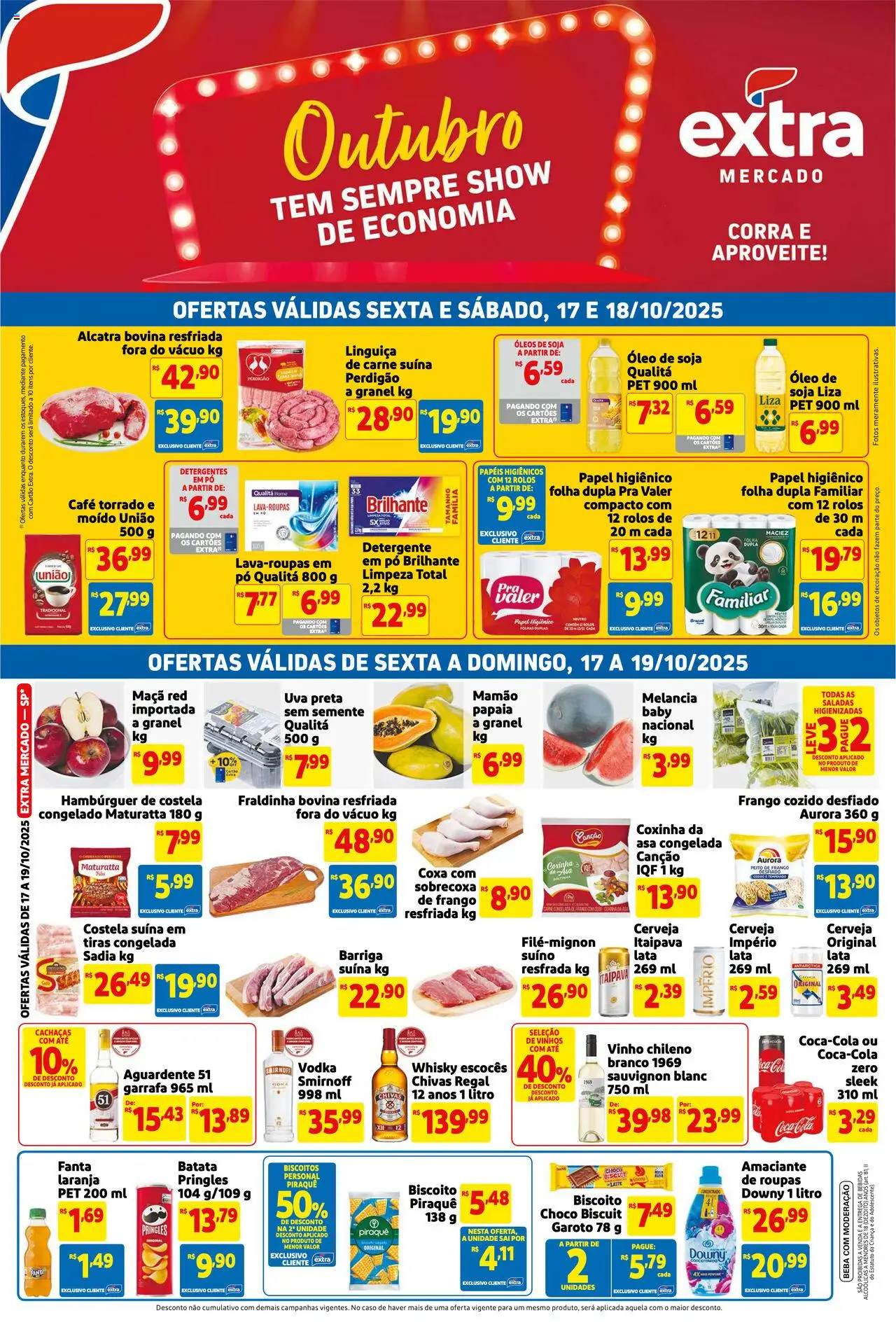 Extra folheto "Ofertas de Mercado Fim de Semana" válido a partir de 17/10/2025 - número de página 1