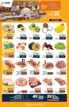 Pré-Visualização do folheto "Coop ofertas Terça, Quarta e Quinta" da loja Coop válido a partir de 14/04/2026