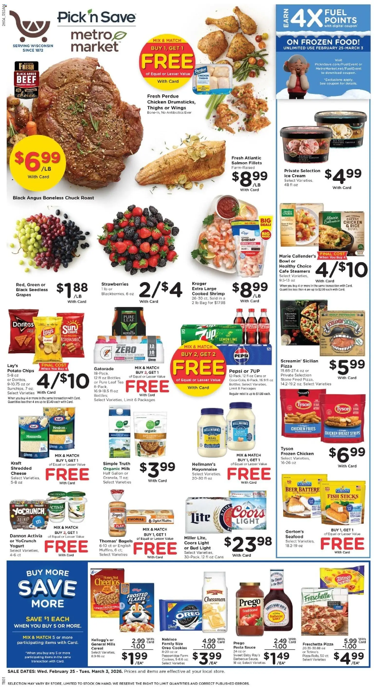 Ad Preview of Pick ‘n Save Weekly Ad from 02/25/2026