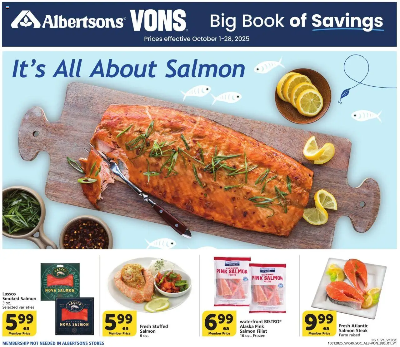 Vons Big Book of Savings from 10/01/2025 - Flyer - Page number 1