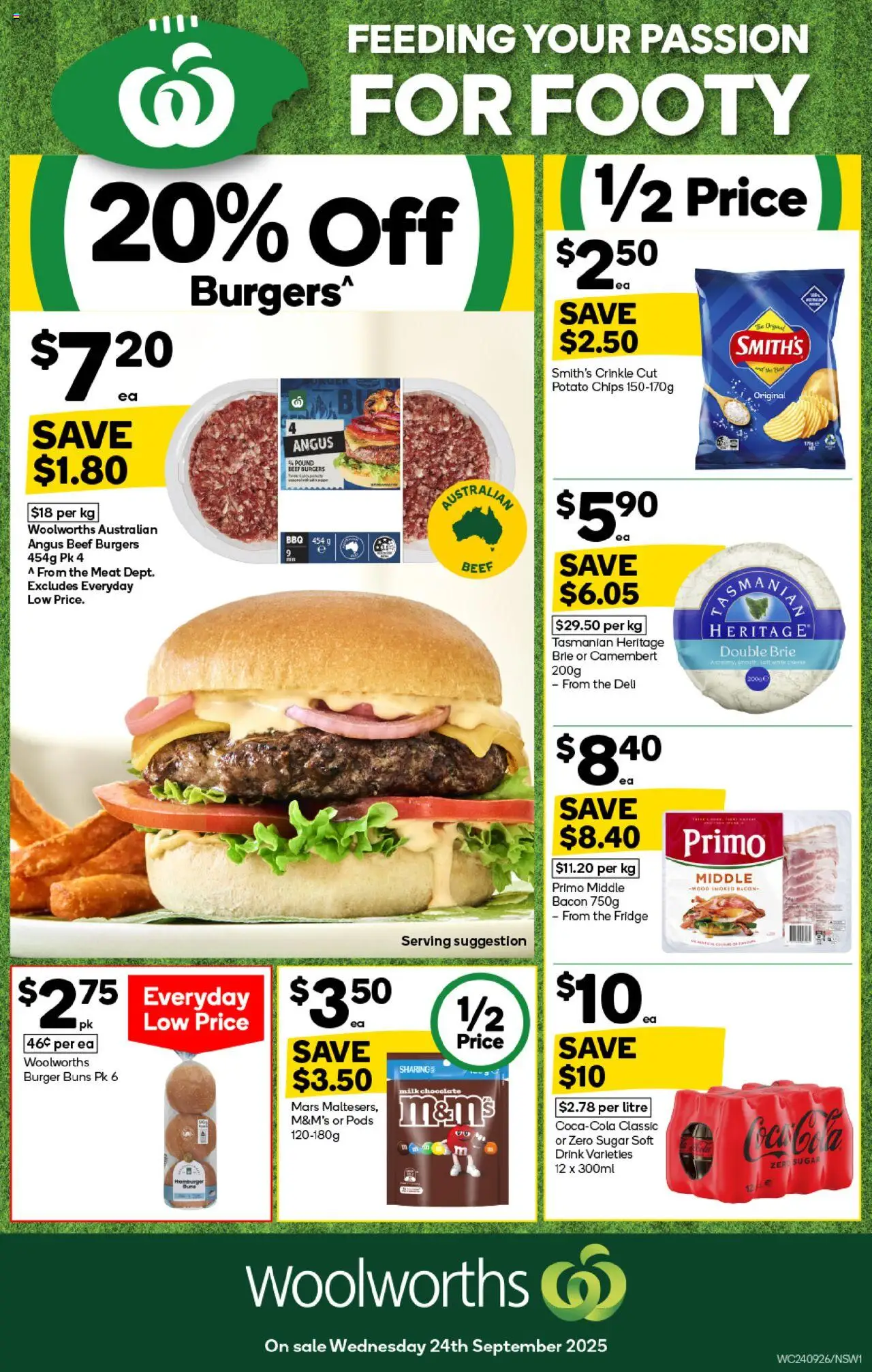 Woolworths catalogue valid from 24/09/2025 - page 1