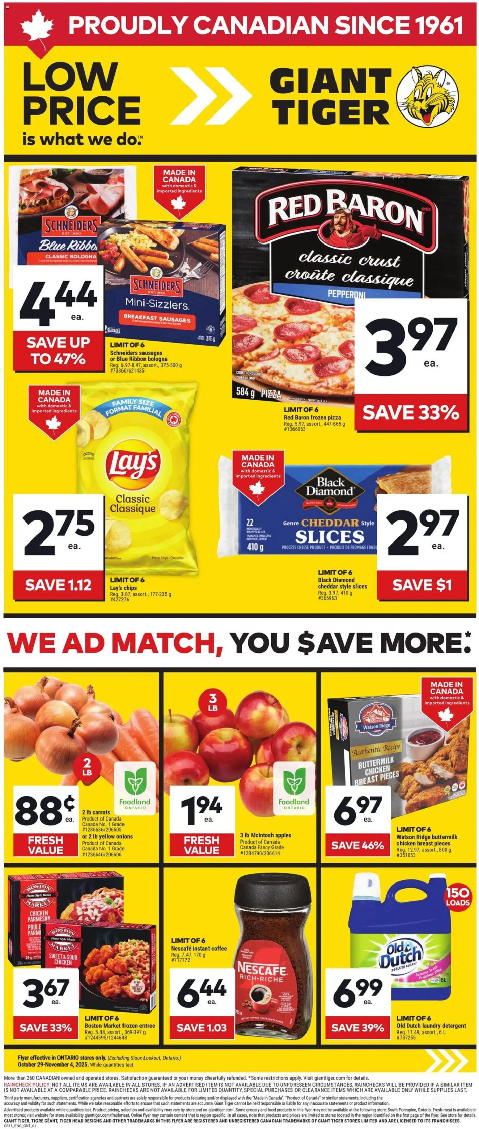 Preview of leaflet Weekly Flyer from shop Giant Tiger is valid from Oct 29, 2025