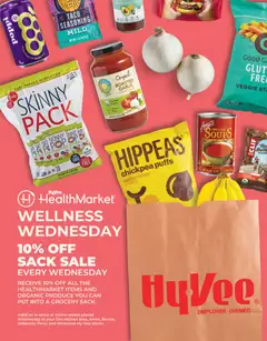 Ad Preview of HyVee HyVee Wellness Wednesday - Sack Sale from 04/08/2026