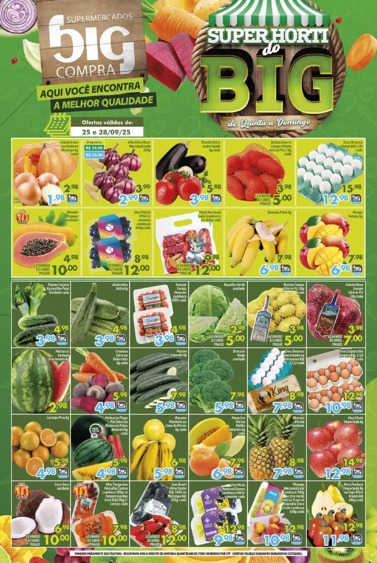 Big Compra folheto "Ofertas Super horti" válido a partir de 25/09/2025 - número de página 1