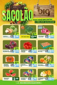 Pré-Visualização do folheto "Ofertas Sacolão" da loja Big Compra válido a partir de 17/09/2025