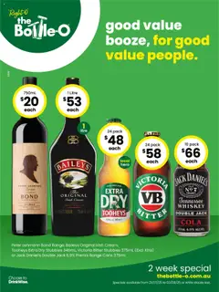 Preview of catalogue Catalogue from shop The Bottle-O valid 21/07/2025