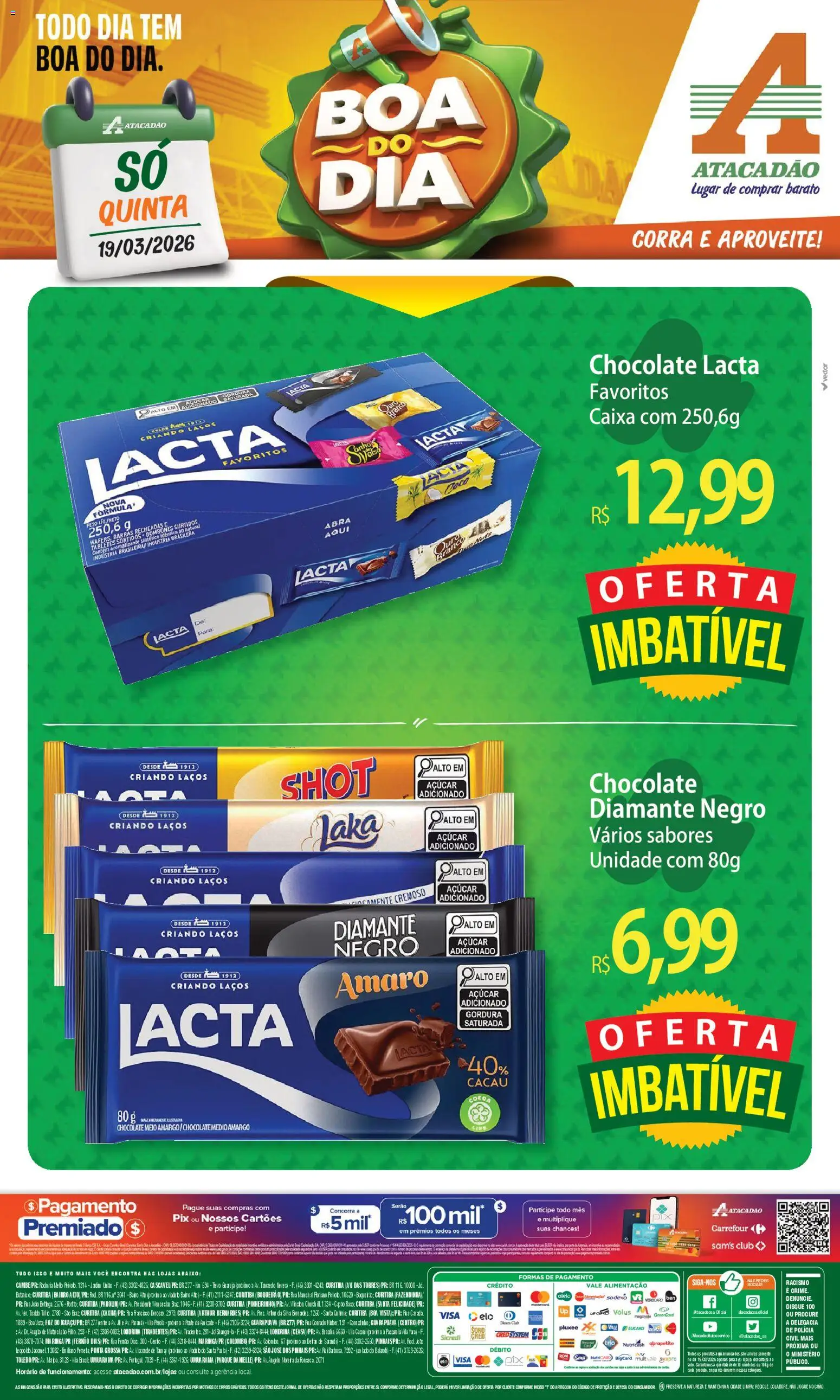 Pré-Visualização do folheto "Atacadão ofertas - PR" da loja Atacadão válido a partir de 19/03/2026