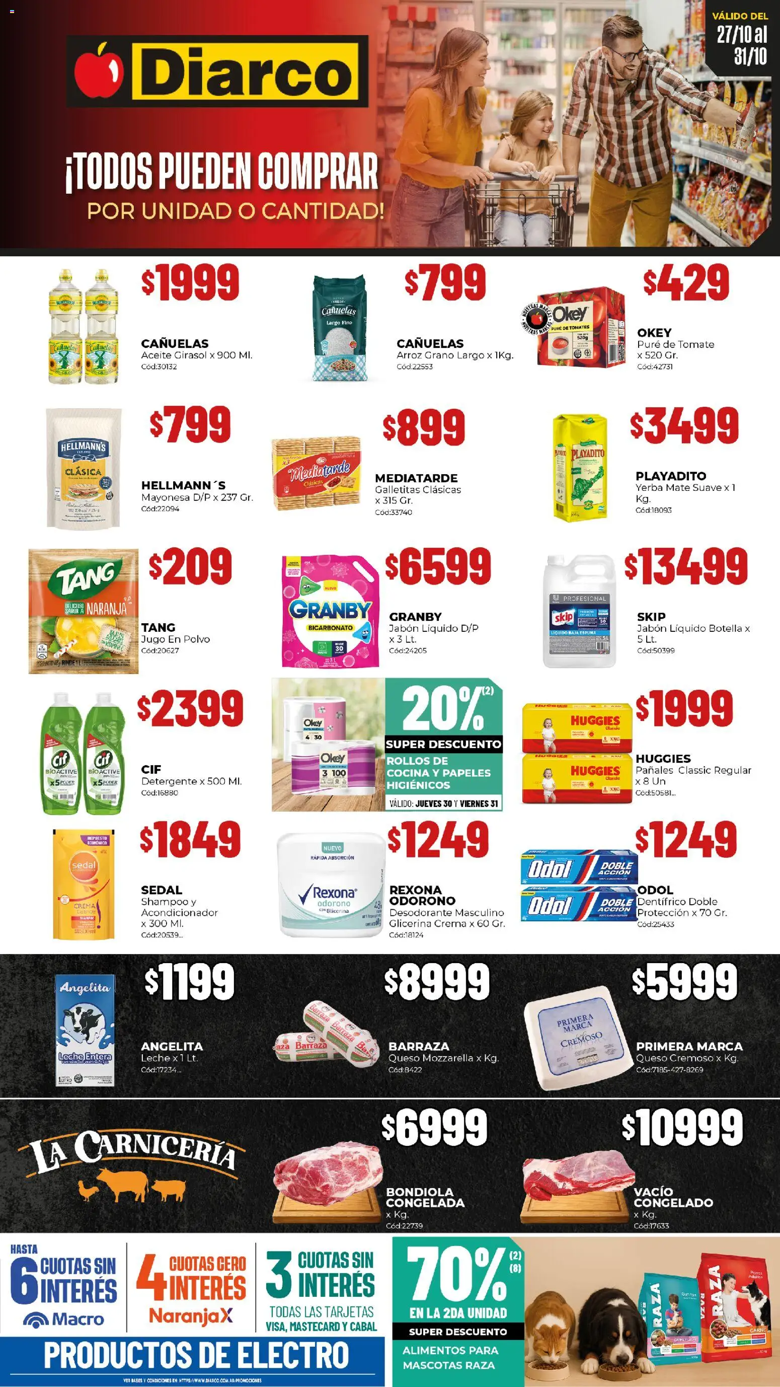 Diarco Ofertas del 27/10/2025 Online