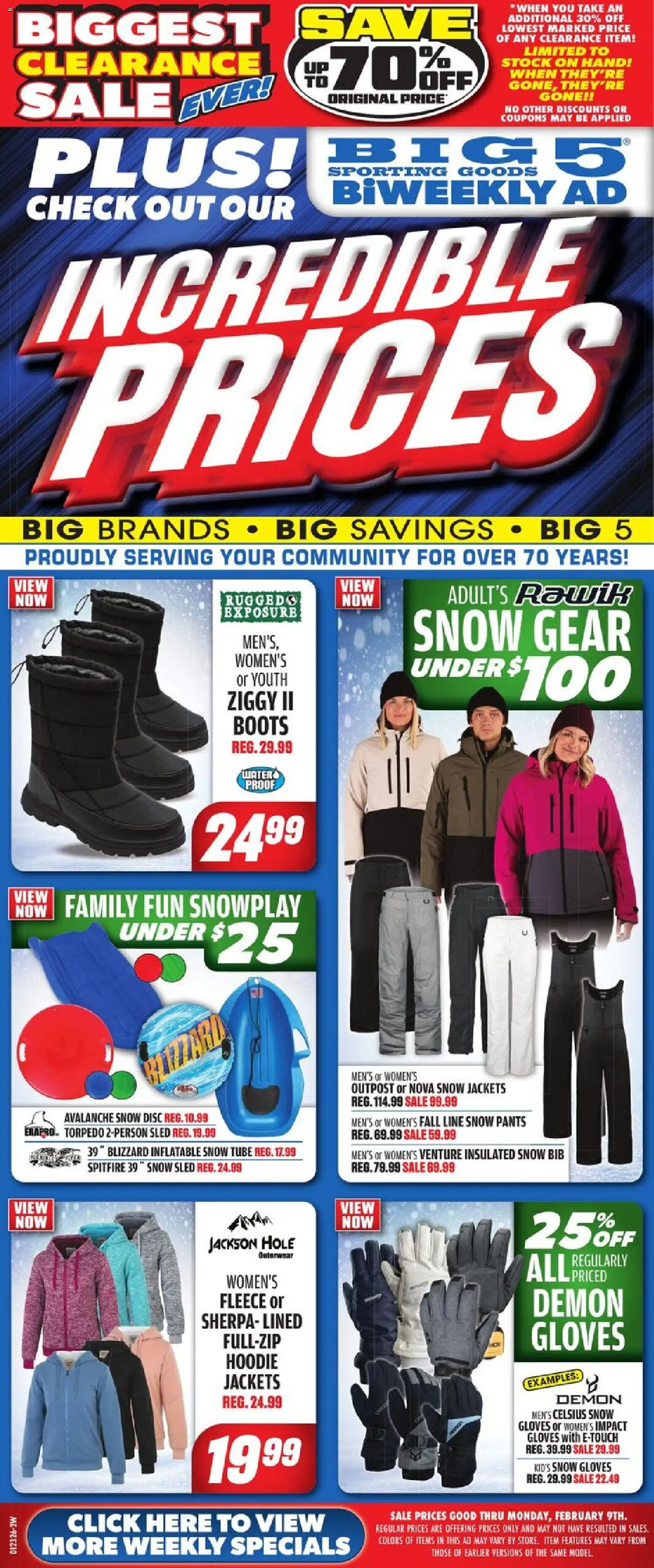 Ad Preview of Big 5 Sporting Goods Weekly Ad from 01/23/2026
