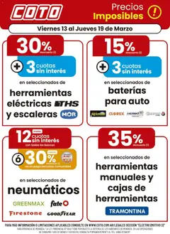 Vista previa del folleto de la tienda Coto válido desde el 13/03/2026 