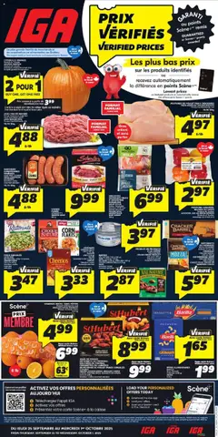 Un aperçu du dépliant Quebec du magasin IGA est valide à partir 25 sept. 2025