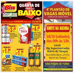 Pré-Visualização do folheto "Ofertas do Dia" da loja Big Supermercados válido a partir de 15/10/2025