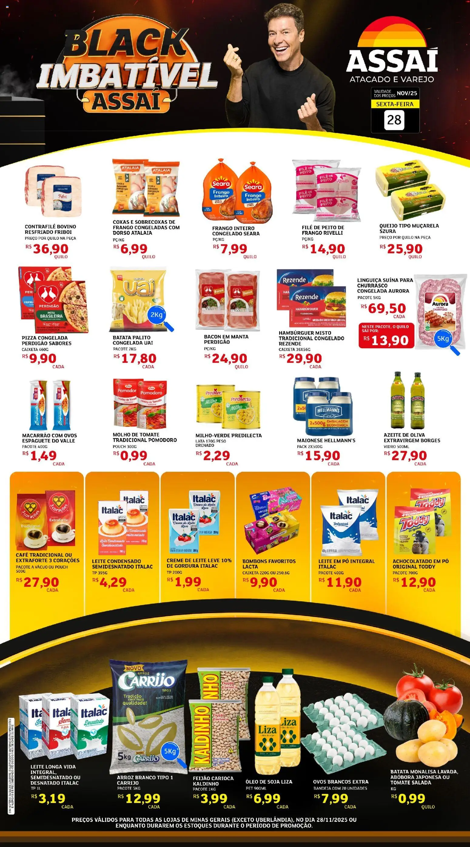 Pré-Visualização do folheto "Encarte - MG" da loja Assaí Atacadista válido a partir de 28/11/2025