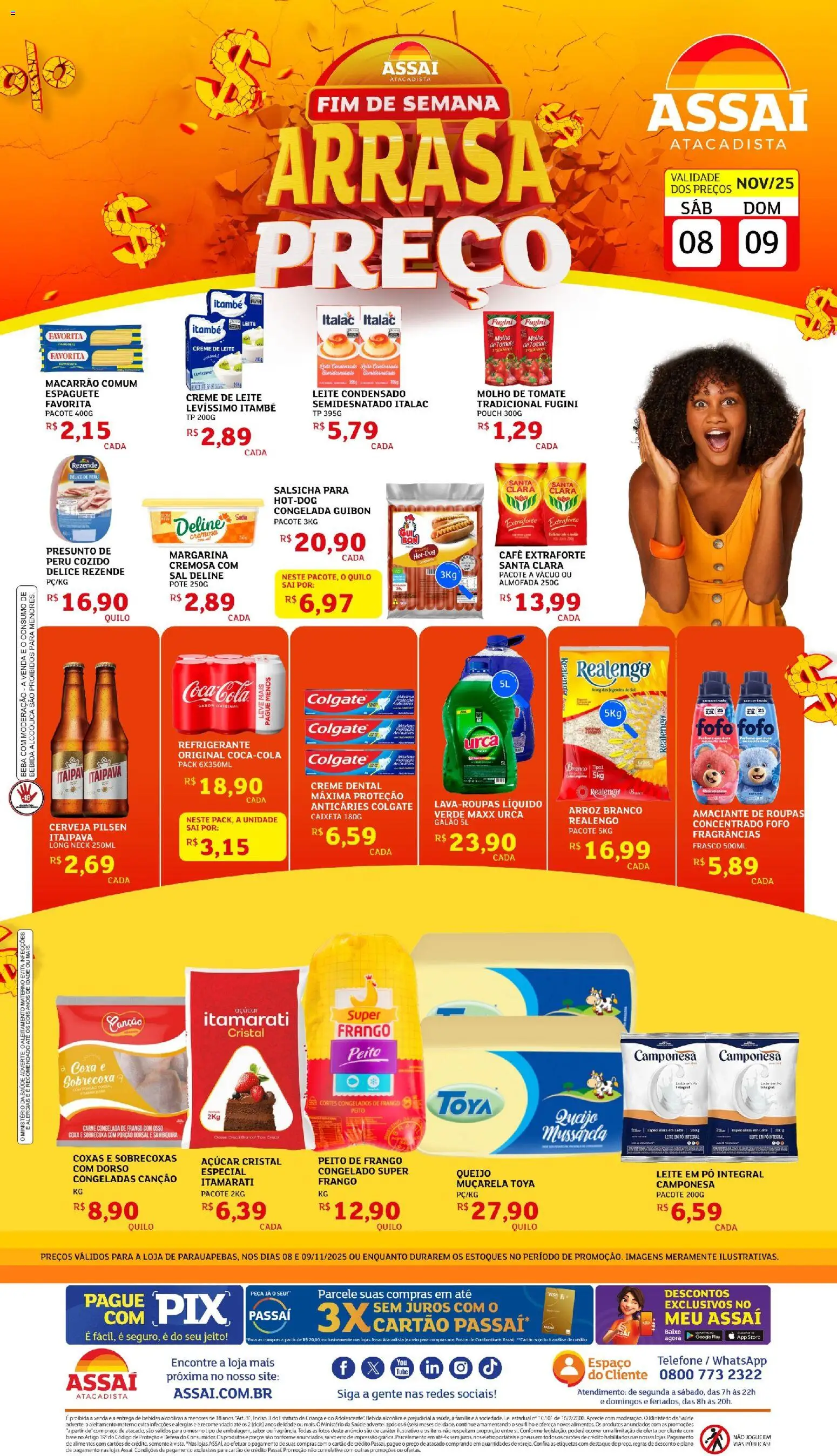 Pré-Visualização do folheto "Encarte - PA" da loja Assaí Atacadista válido a partir de 08/11/2025