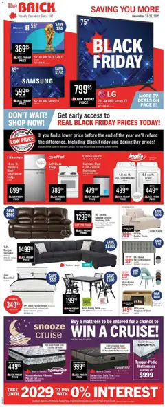 Preview of leaflet Black Friday from shop The Brick is valid from Nov 21, 2025 | Page: 2