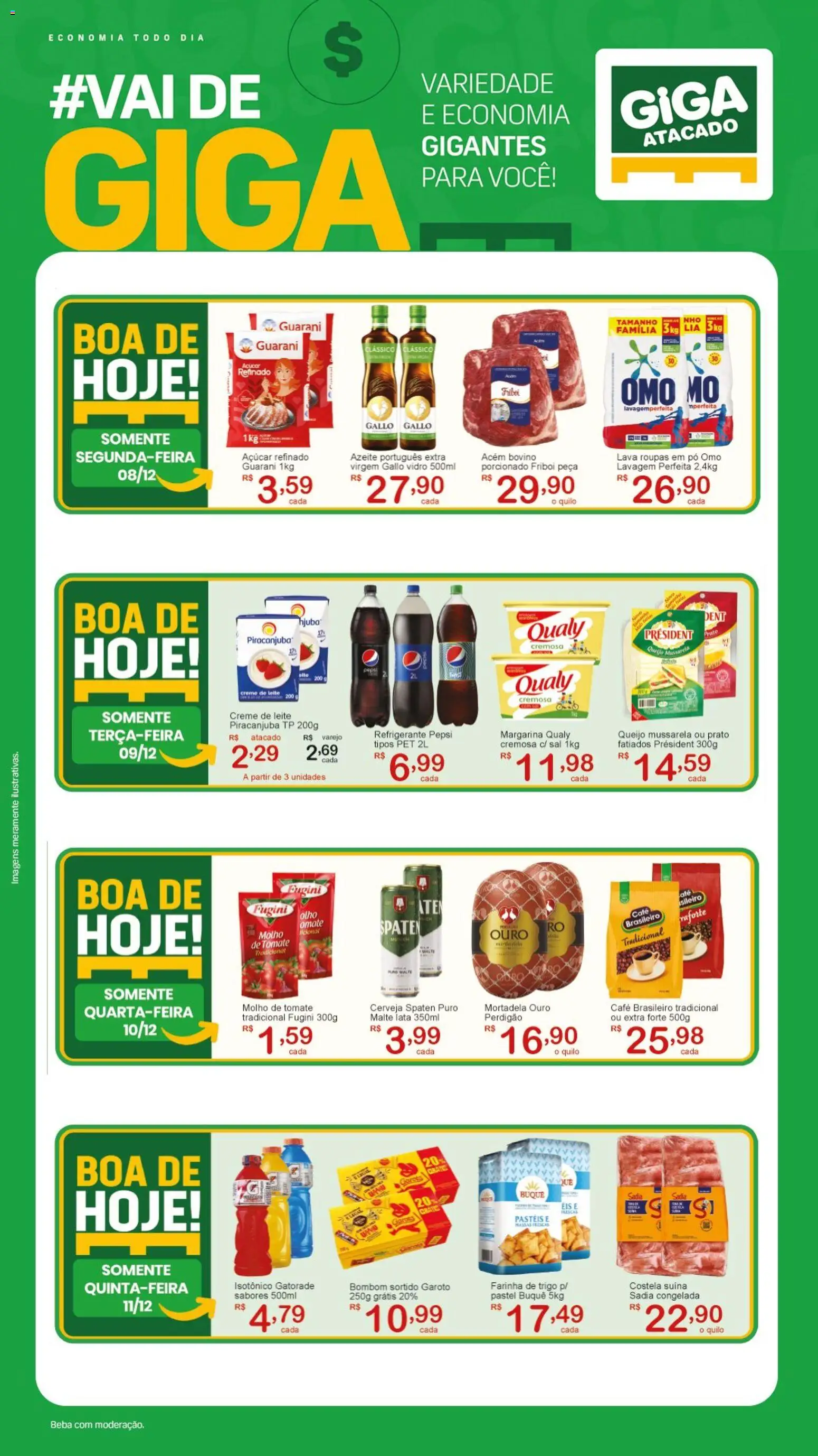 Pré-Visualização do folheto "Ofertas da semana" da loja GIGA Atacado válido a partir de 08/12/2025