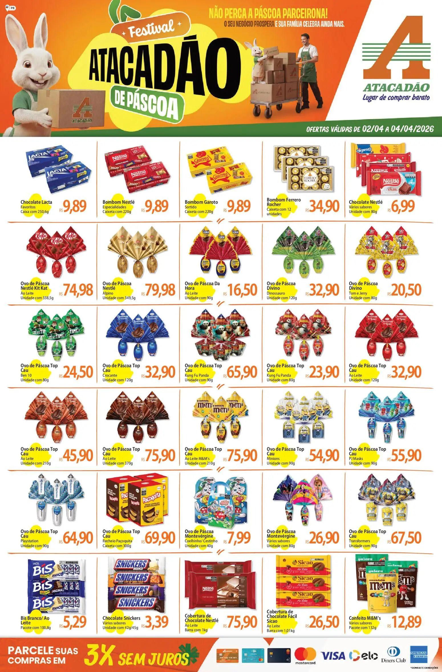 Pré-Visualização do folheto "Atacadão ofertas - PR" da loja Atacadão válido a partir de 02/04/2026