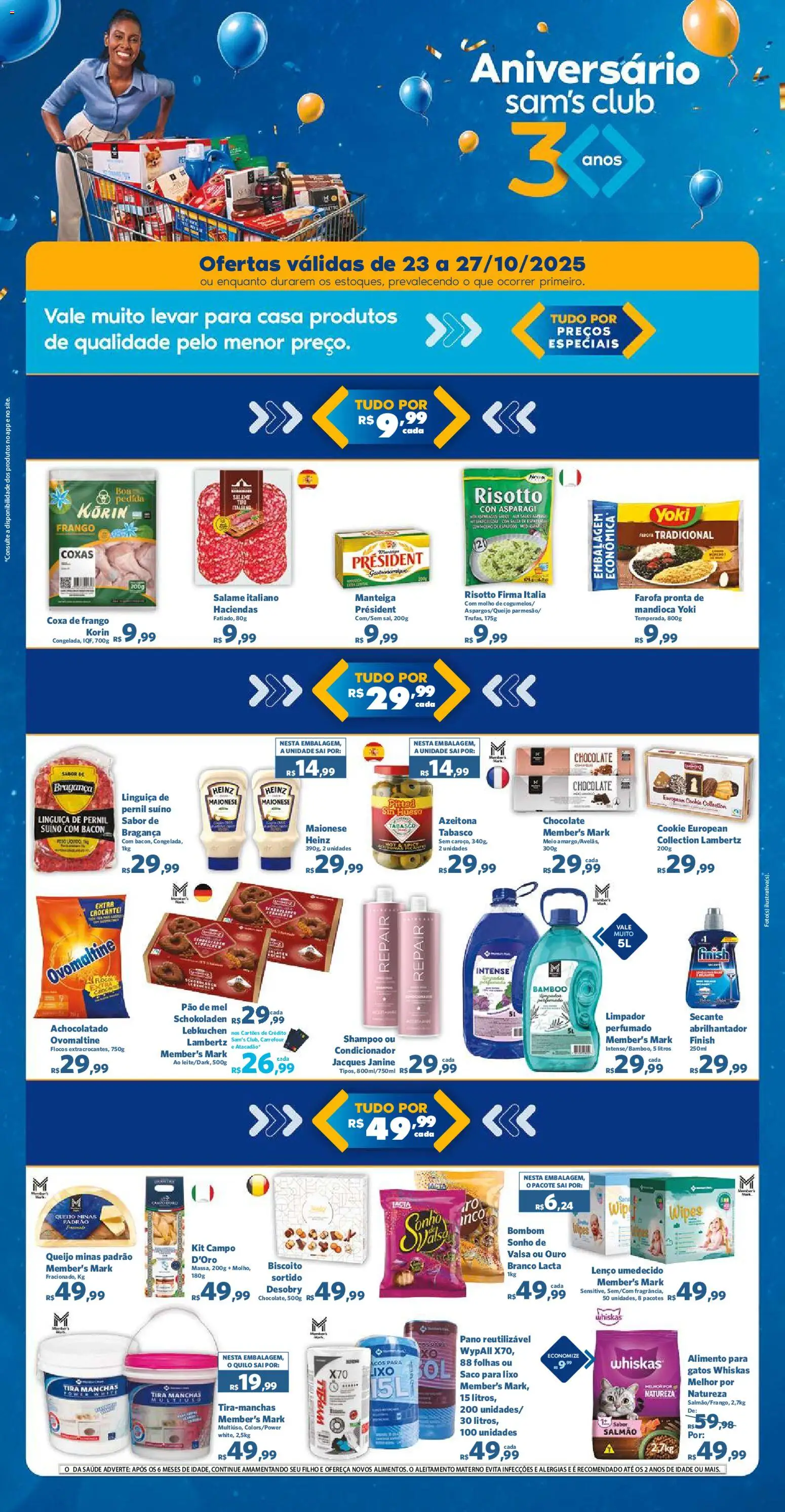 Sam's Club folheto "Ofertas da semana" válido a partir de 23/10/2025 - número de página 1