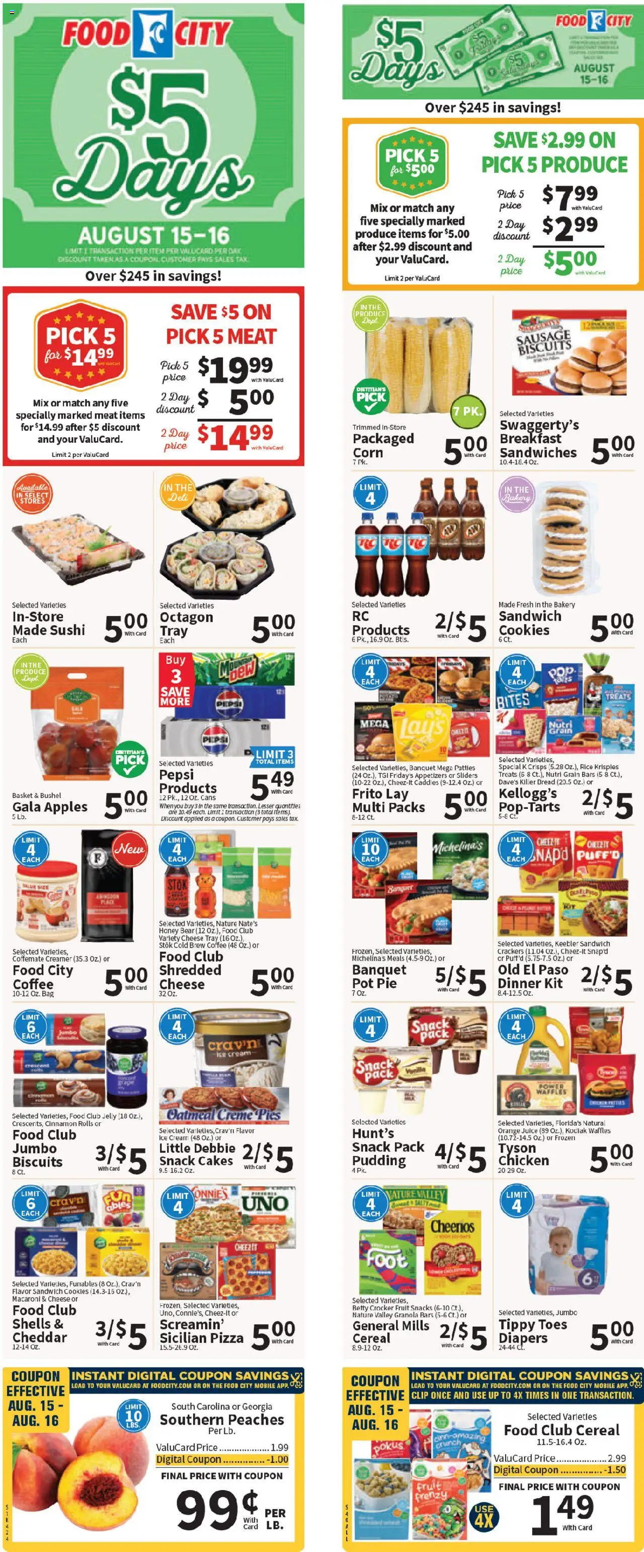 Food City Weekly Ad from 08/13/2025 - Flyer - Page number 1