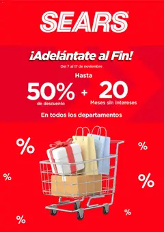 Vista previa las ofertas de la tienda Sears - Buen Fin desde el 07/11/2025 