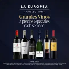 Vista previa las ofertas de la tienda La Europea - Catálogo Grandes Vinos desde el 15/12/2025 