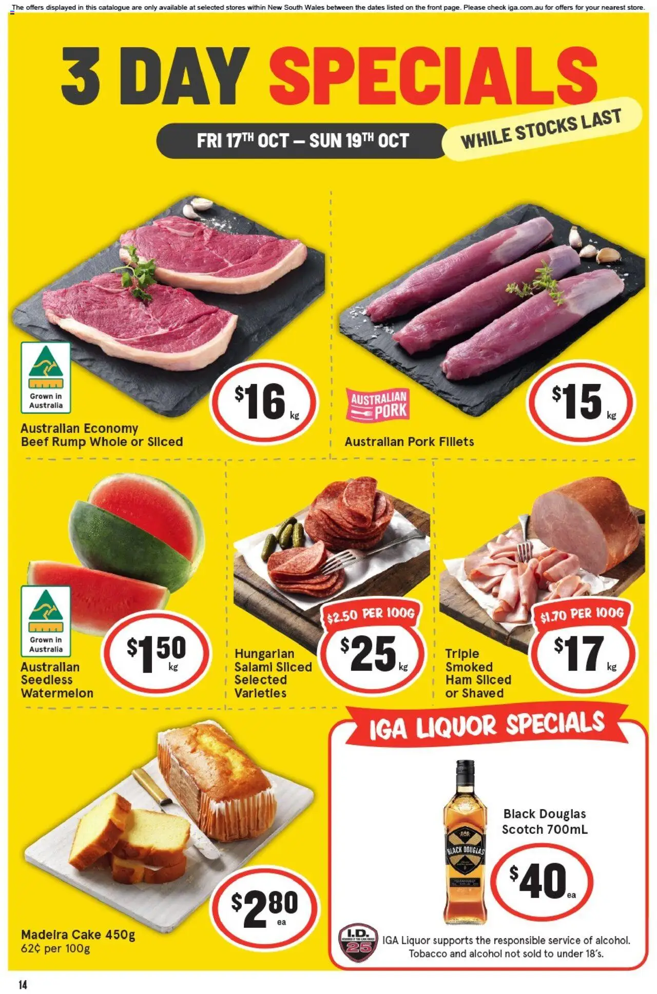 IGA catalogue valid from 17/10/2025 - page 1