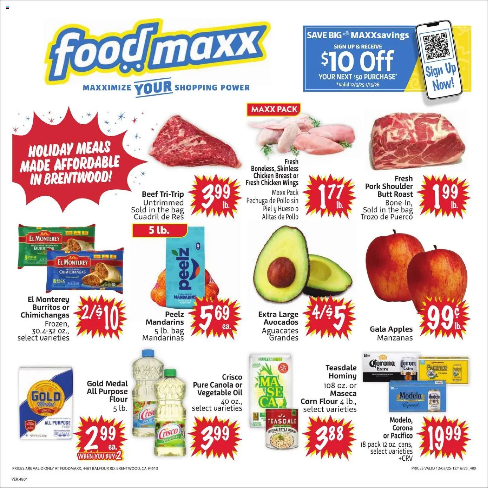Ad Preview of FoodMaxx Weekly Ad from 12/03/2025