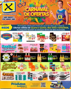 Pré-Visualização do folheto "Ofertas da semana" da loja X Supermercados válido a partir de 11/02/2026