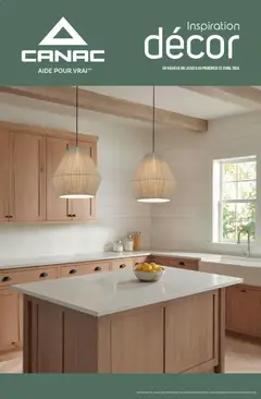 Preview of leaflet Canac - Inspiration décor from shop Canac is valid from Apr 09, 2026