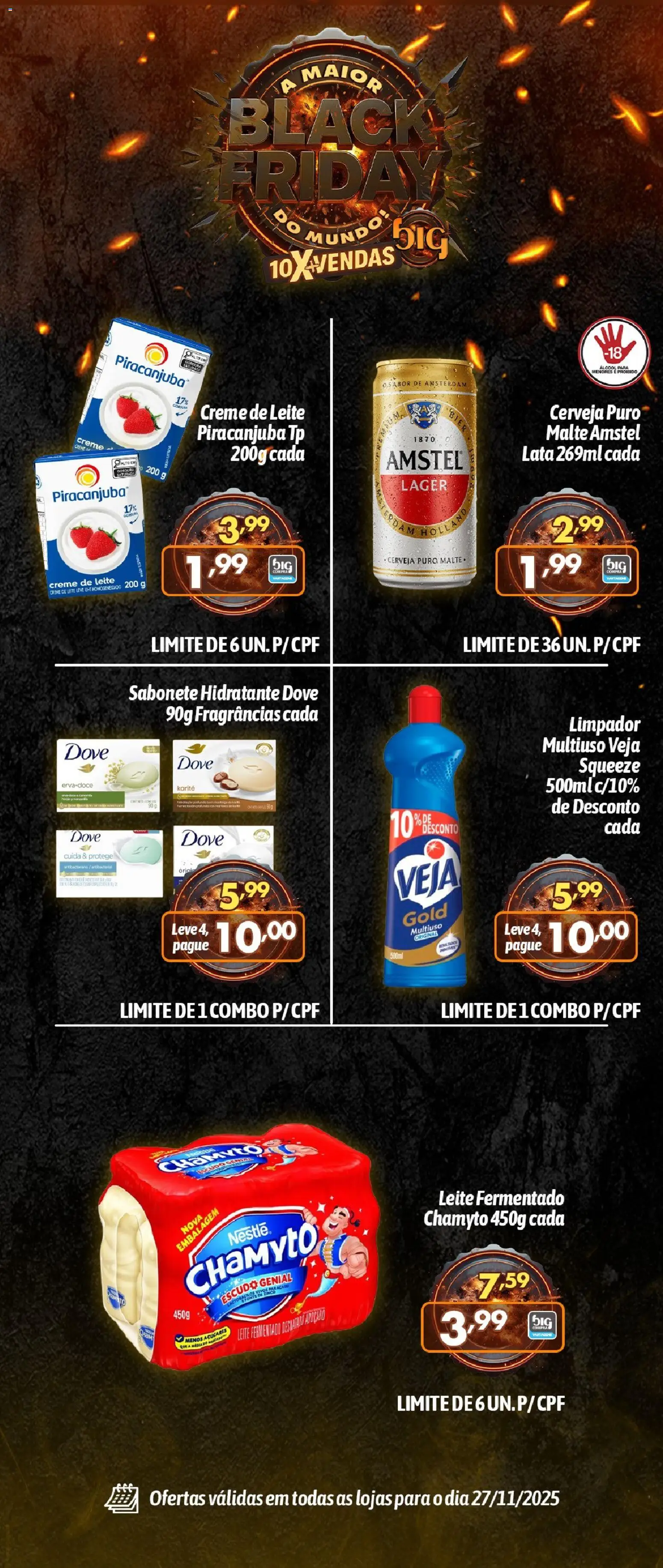 Pré-Visualização do folheto "Black Friday" da loja Big Compra válido a partir de 27/11/2025