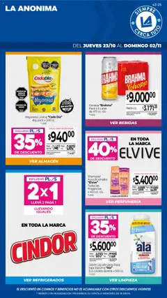 Vista previa del folleto de la tienda La Anonima válido desde el 23/10/2025 