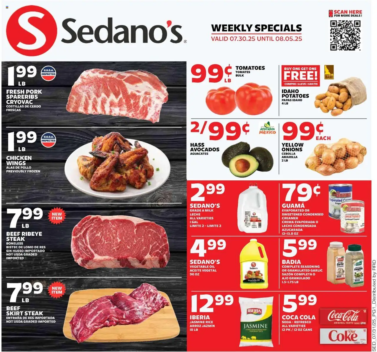 Sedano's Weekly Ad from 07/30/2025 - Flyer - Page number 1