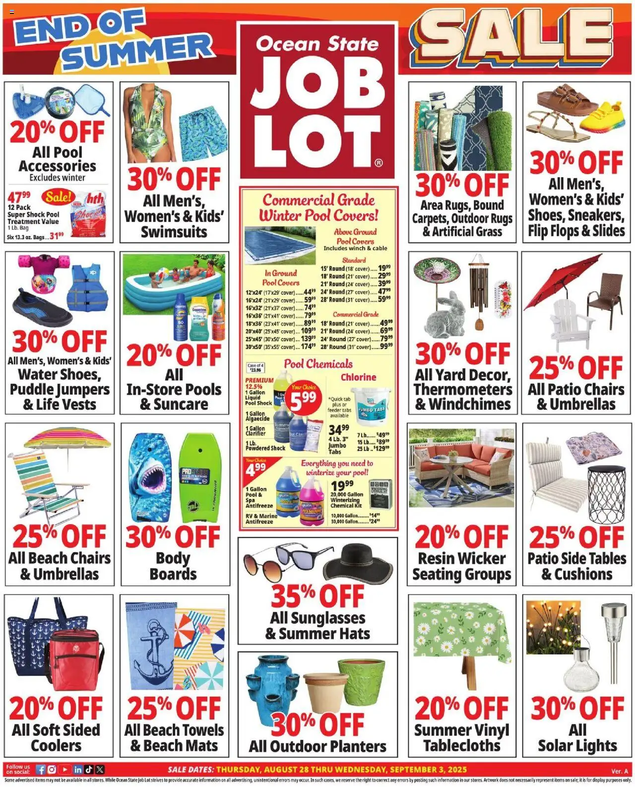Ocean State Job Lot Weekly Ad from 08/28/2025 - Flyer - Page number 1