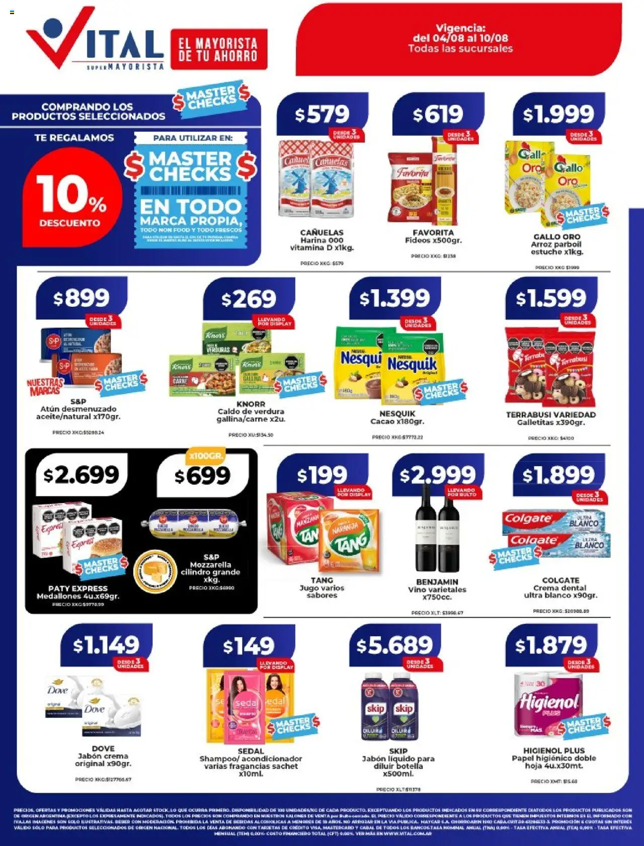 Vital Ofertas del 04/08/2025 >> Catálogo
