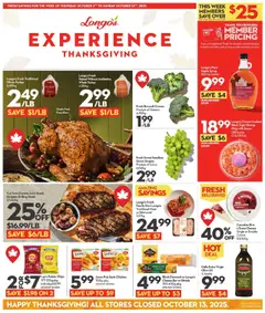 Preview of leaflet Weekly flyer / circulaire from shop Longo's is valid from Oct 02, 2025