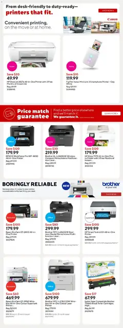 Preview of leaflet Weekly flyer / circulaire from shop Staples is valid from Dec 05, 2025 | Page: 14