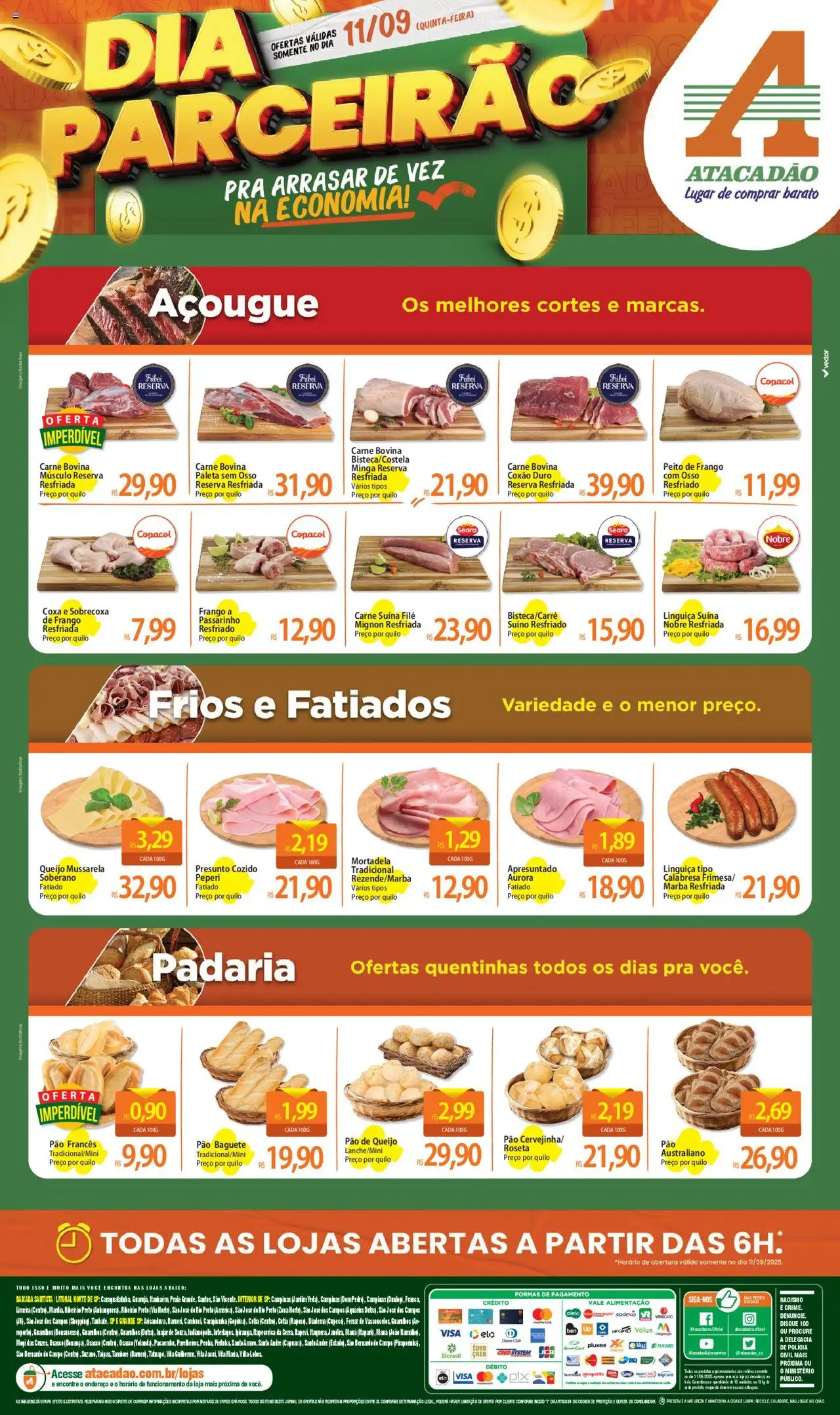 Atacadão folheto "Ofertas - SP" válido a partir de 11/09/2025 - número de página 1