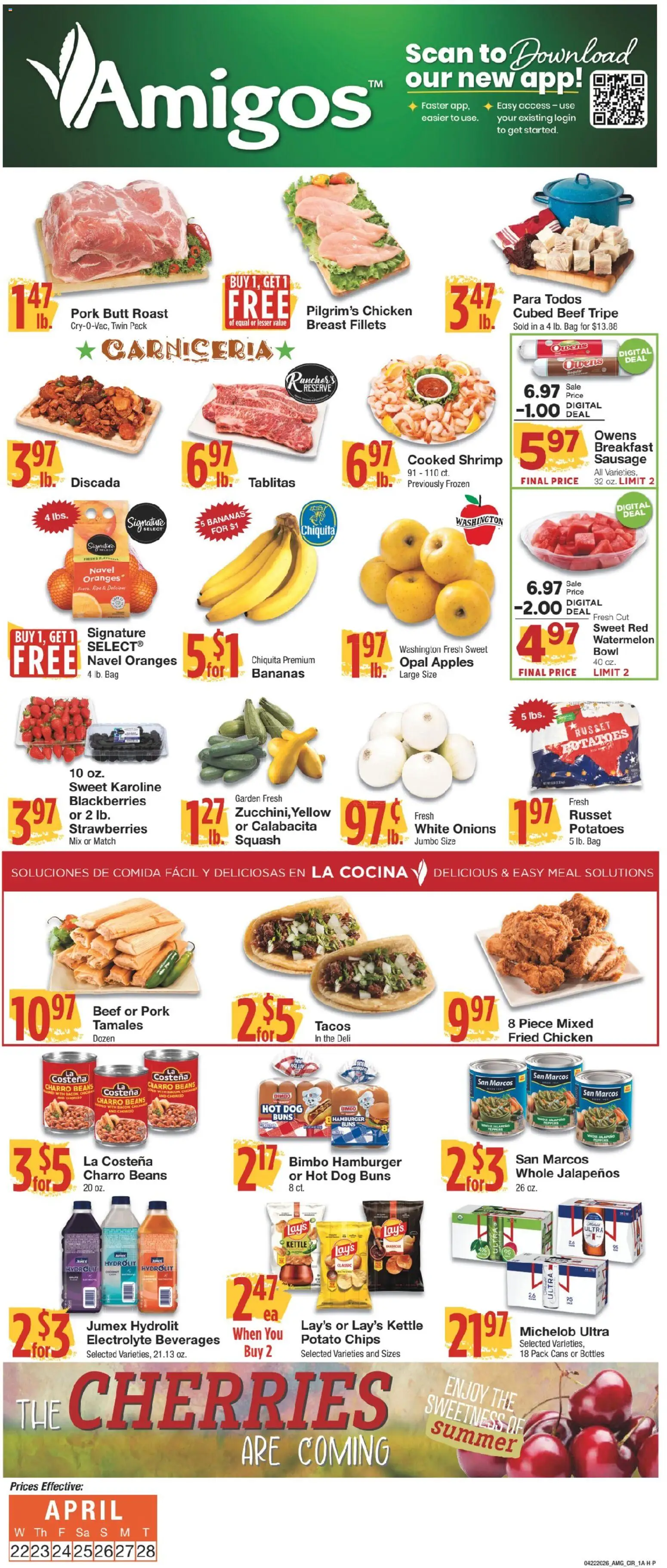 Ad Preview of United Supermarkets United Supermarkets Ad from 04/22/2026