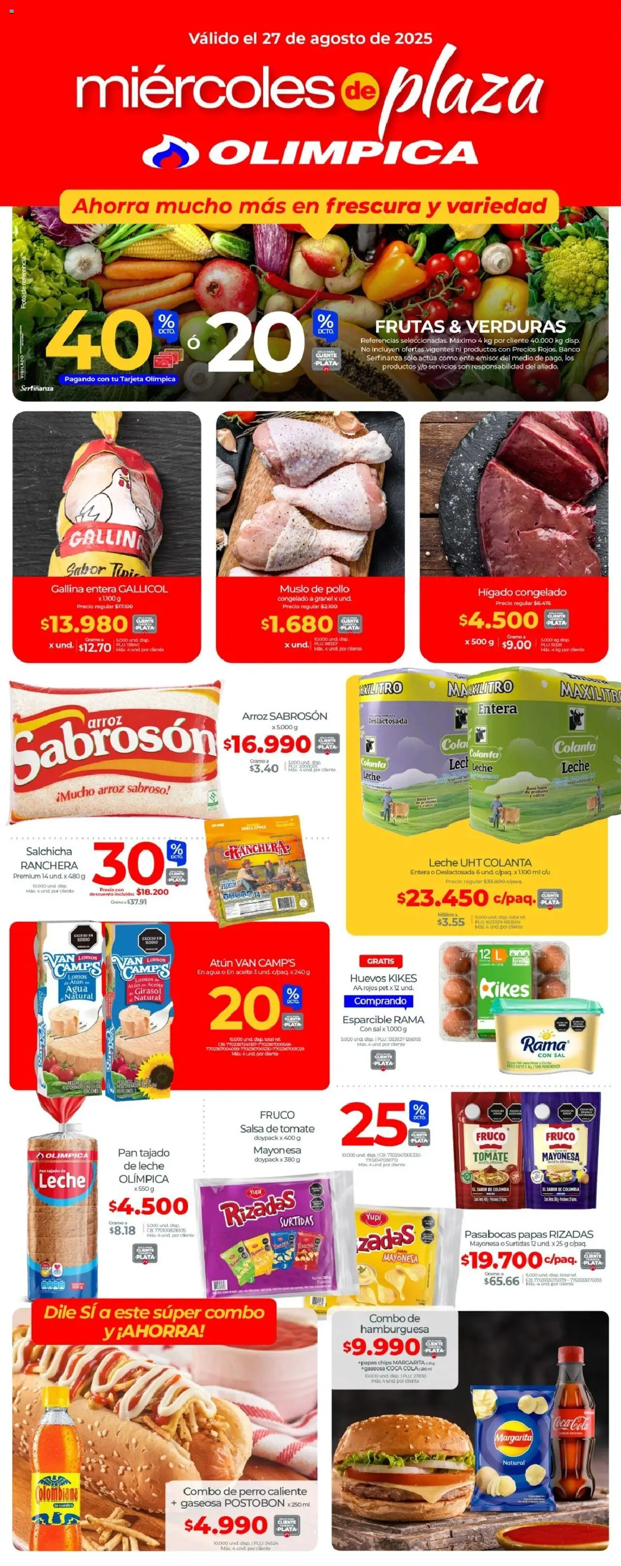 Olímpica Catálogo: 27/08/2025 - 27/08/2025 > Últimas Ofertas pagina numero 1