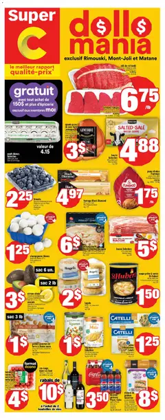 Preview of leaflet Mont-Joli from shop Super C is valid from Nov 06, 2025