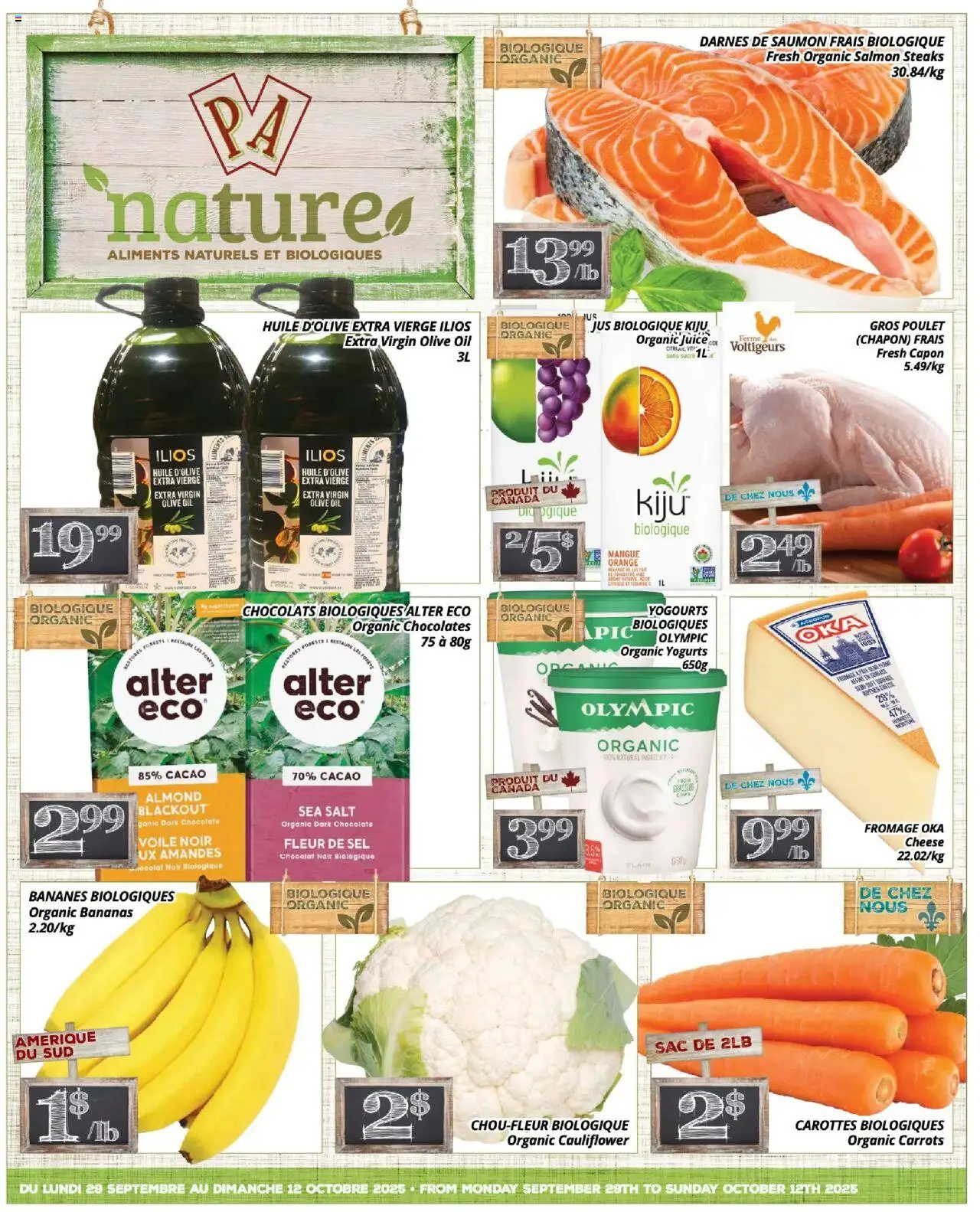Pa Supermarché flyer valid from Sep 29, 2025 - page number 1