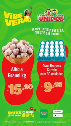 Pré-Visualização do folheto "Ofertas da semana" da loja Supermercados Unidos válido a partir de 15/01/2026