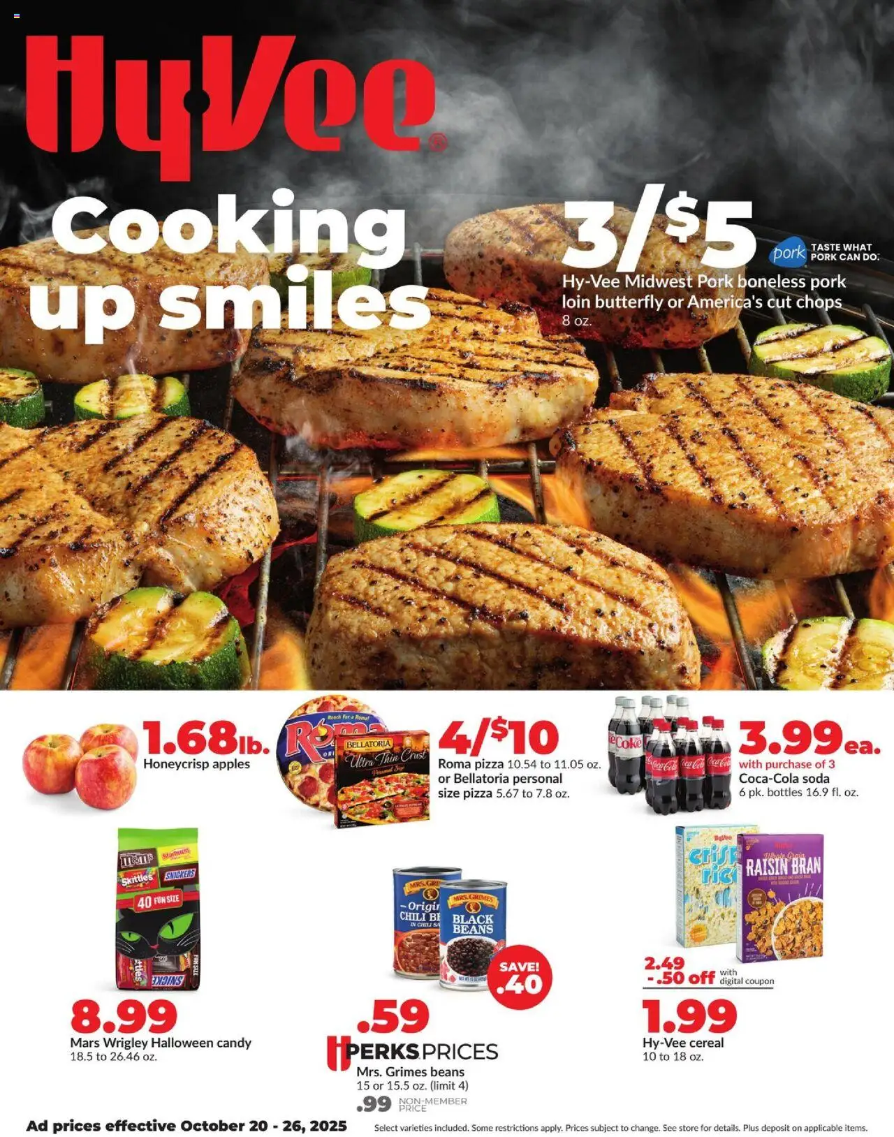 HyVee Weekly Ad from 10/20/2025 - Flyer - Page number 1