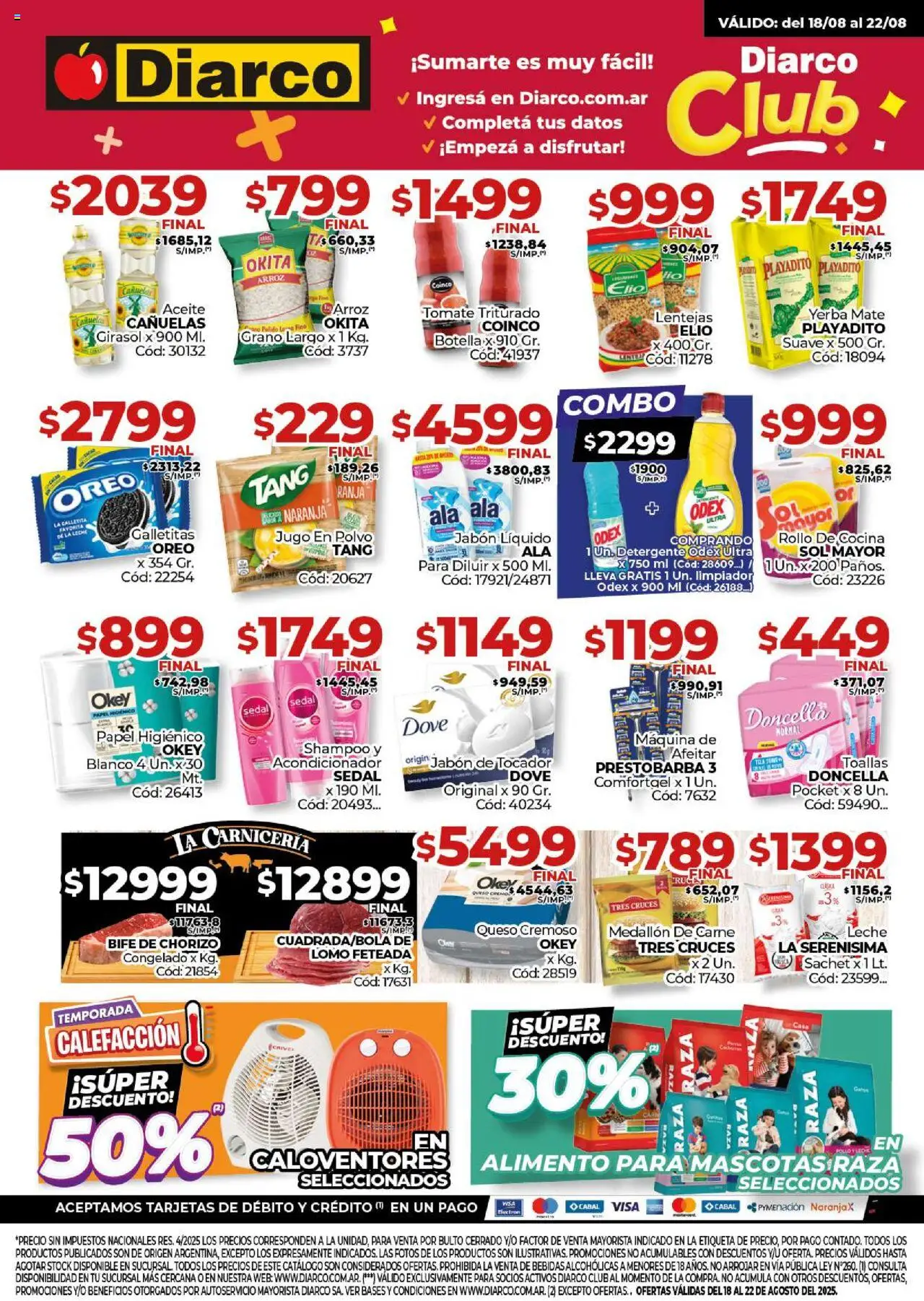 Diarco Ofertas del 18/08/2025 Online